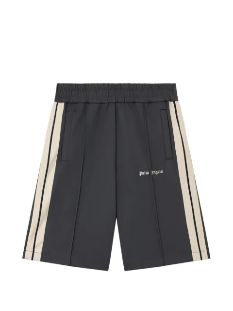 Palm Angels logo stripe track shorts
