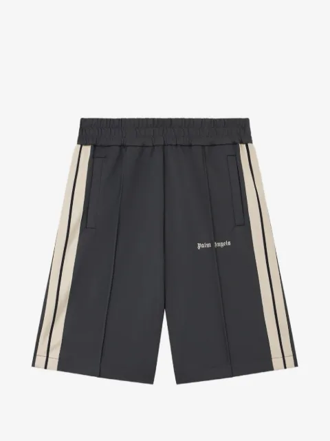 Palm Angels shorts deportivos con franjas del logo