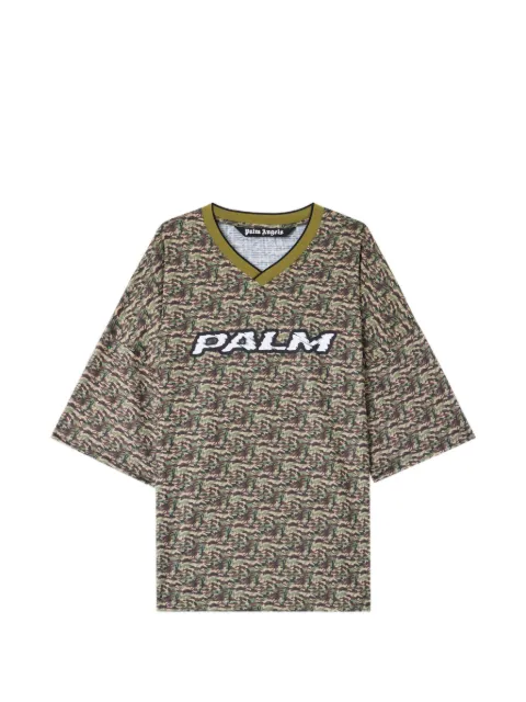 Palm Angels カモフラージュ Tシャツ
