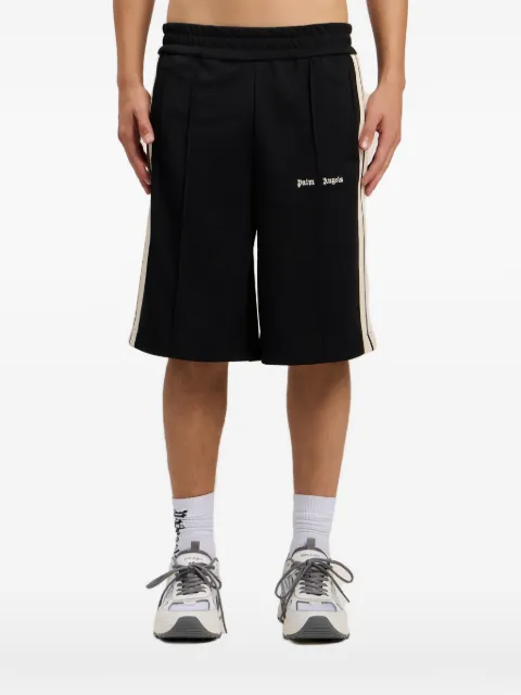 Palm Angels shorts deportivos con logo bordado