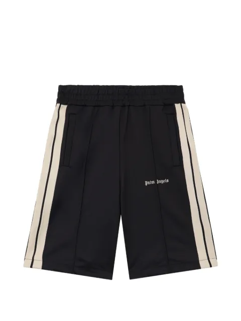 Palm Angels logo-embroidered track shorts