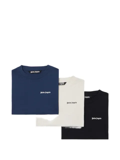 Palm Angels logo-detail T-shirts set (set of three)