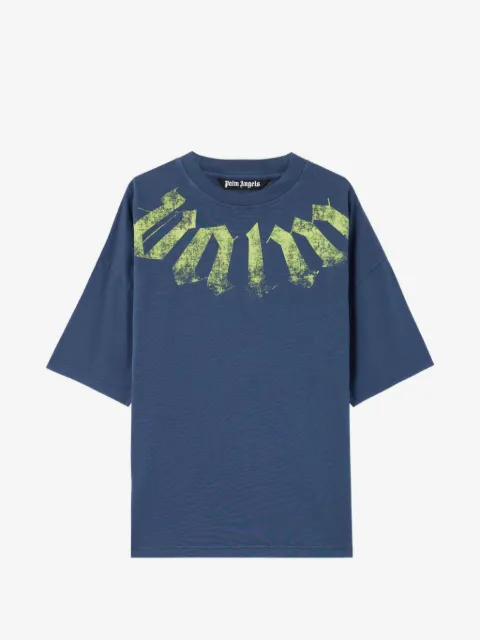 Palm Angels playera con logo estampado