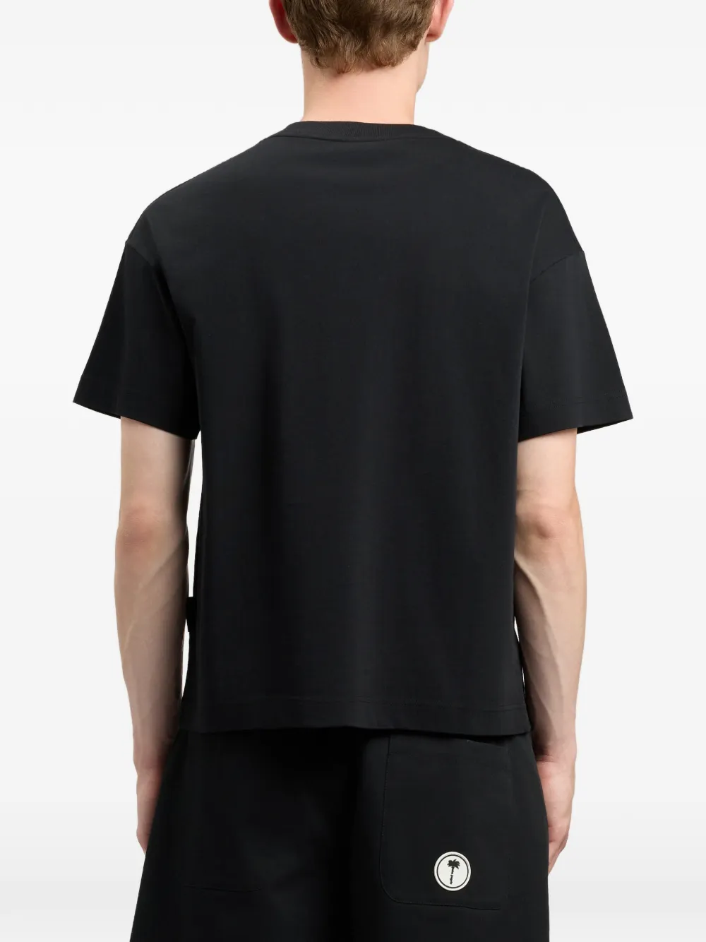 Palm Angels T-shirt met ronde hals Zwart
