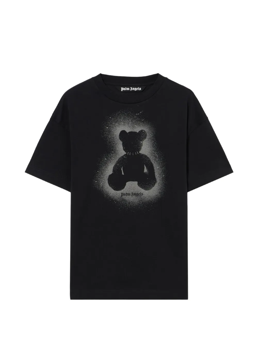 Palm Angels spray bear graphic T-shirt - Nero