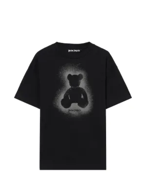 Palm Angels Broken Bear Graphic T-shirt | Black | FARFETCH