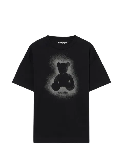 Palm Angels spray bear graphic T-shirt