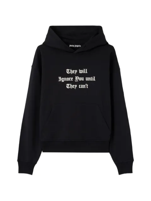 Palm Angels text-print kangaroo hoodie