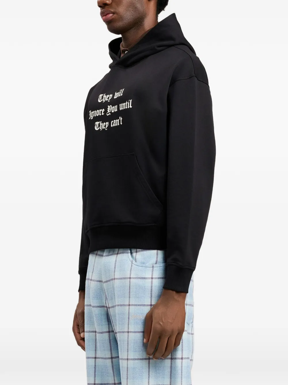 Palm Angels Hoodie met tekst Zwart