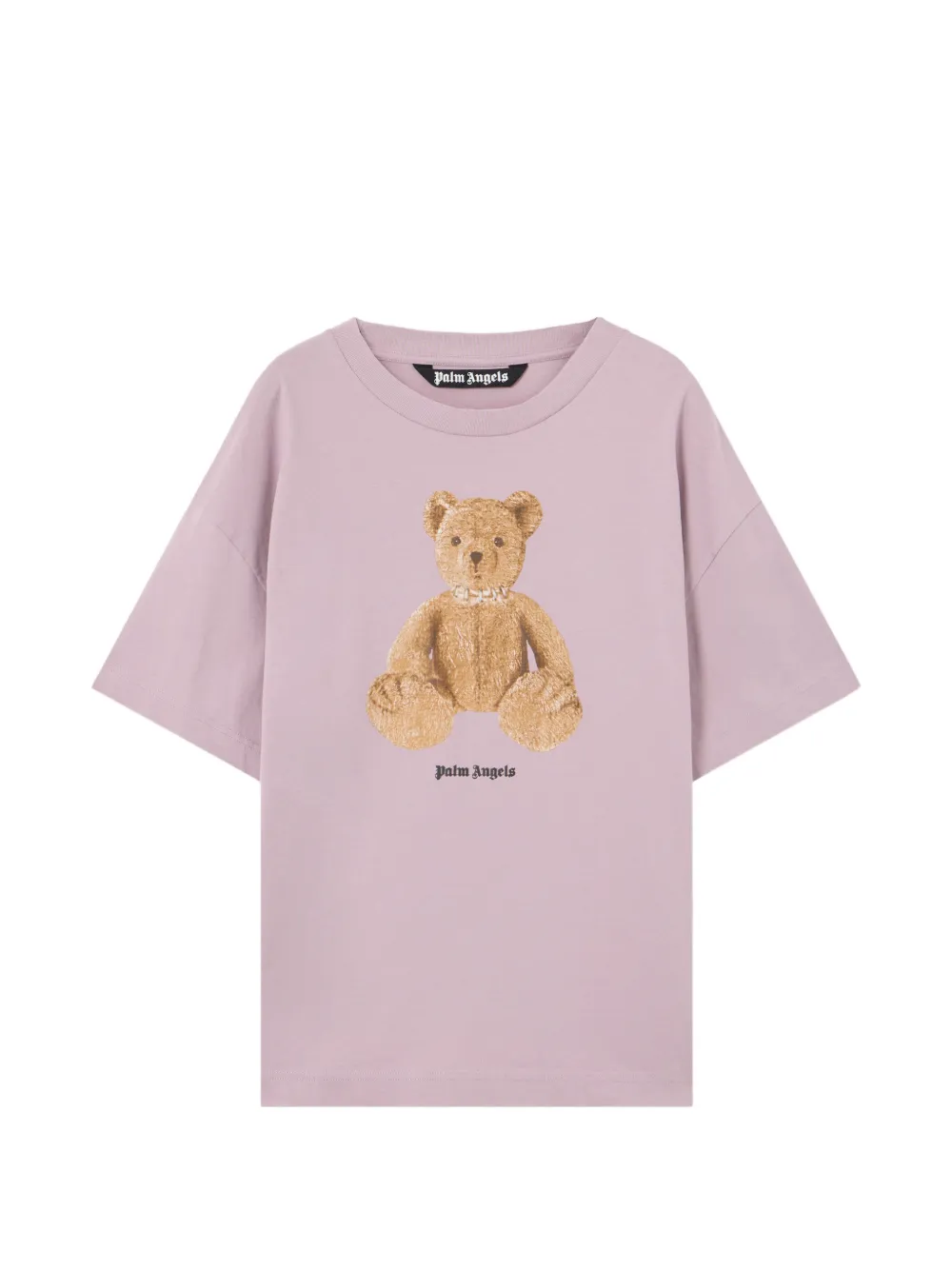 Palm Angels T-shirt met grafische beerprint Paars
