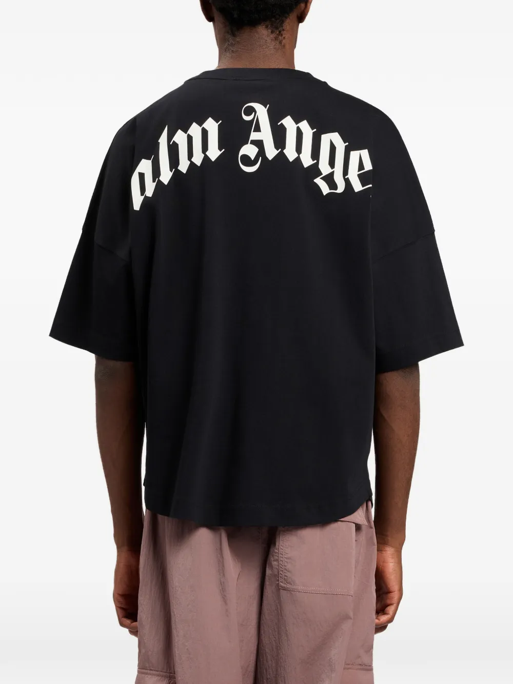 Palm Angels Oversized T-shirt Zwart