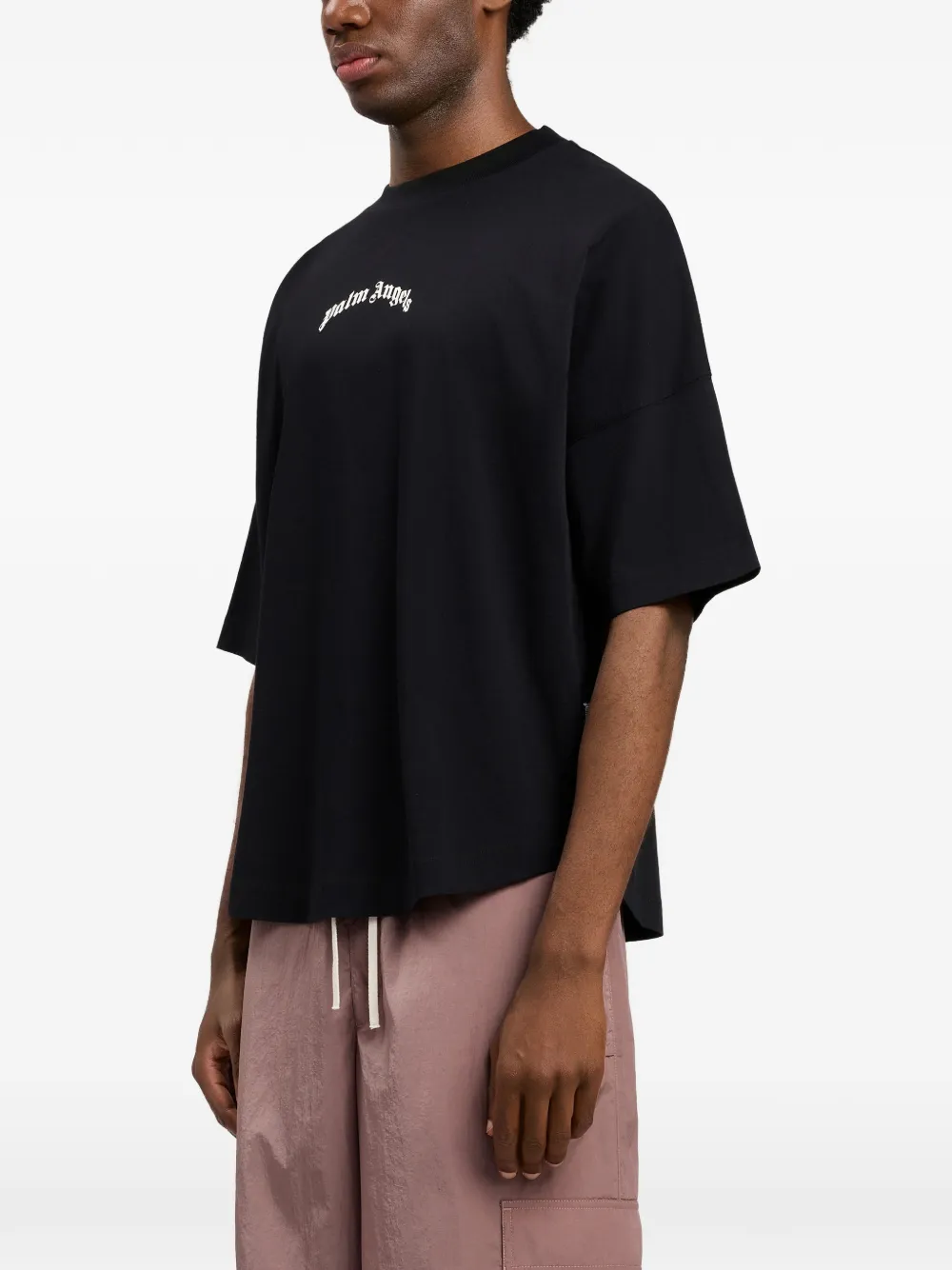 Palm Angels Oversized T-shirt Zwart
