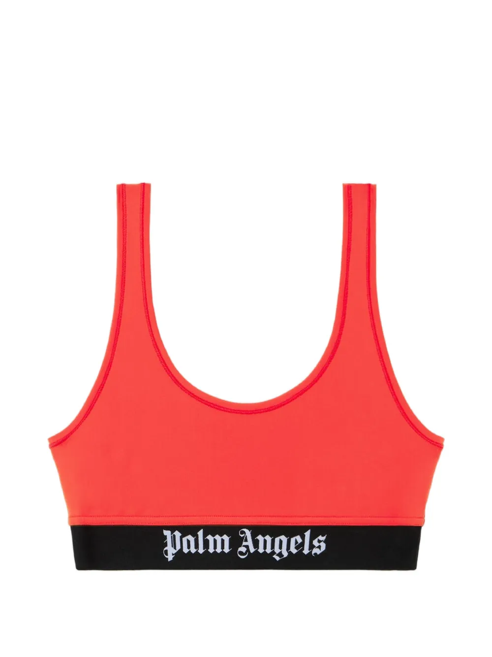 Palm Angels Reggiseno sportivo con logo - Rosso