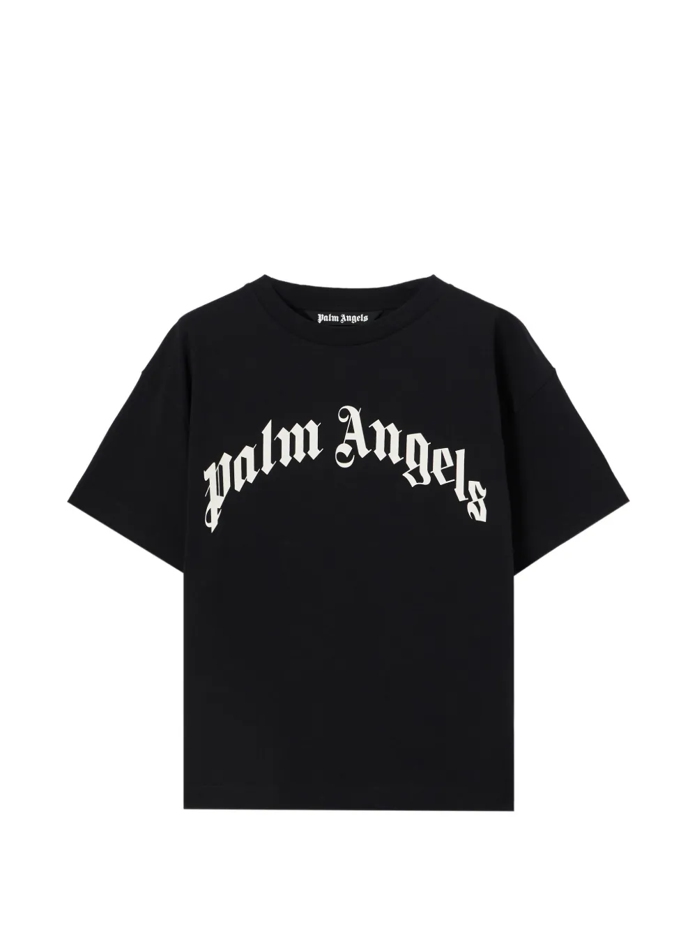 Palm Angels T-shirt met logo Zwart
