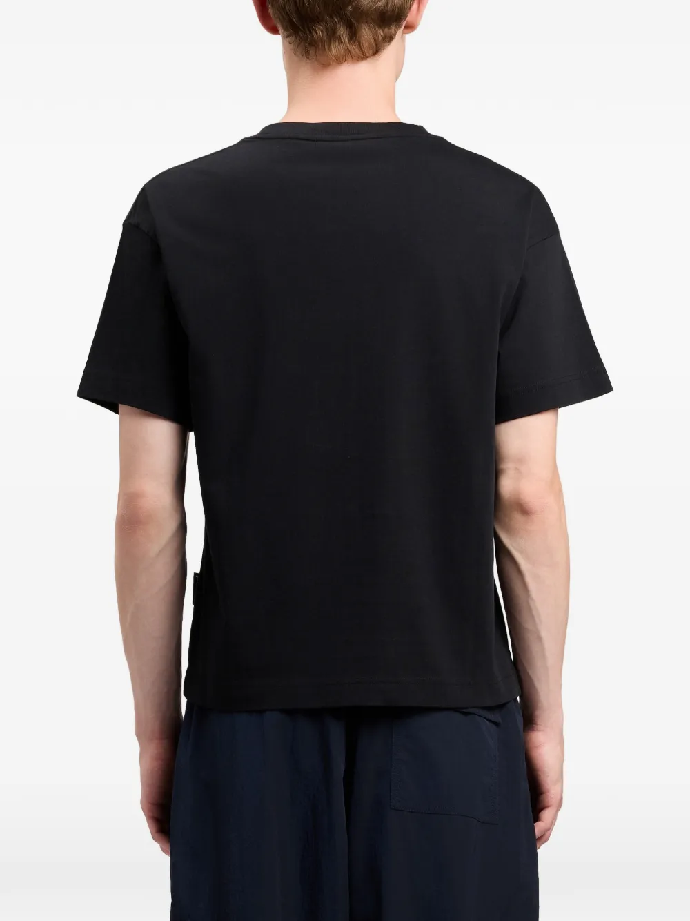 Palm Angels T-shirt met logo Zwart