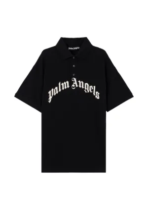 Supreme twill-appliqué Polo Shirt | Black | FARFETCH