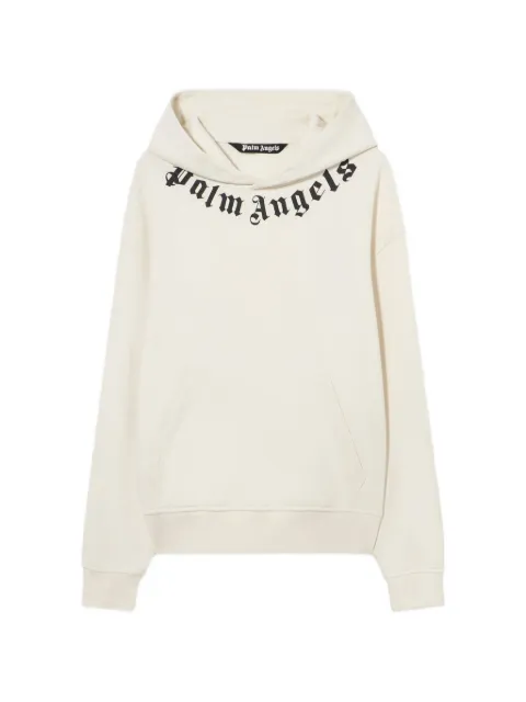 Palm Angels neck-logo hoodie