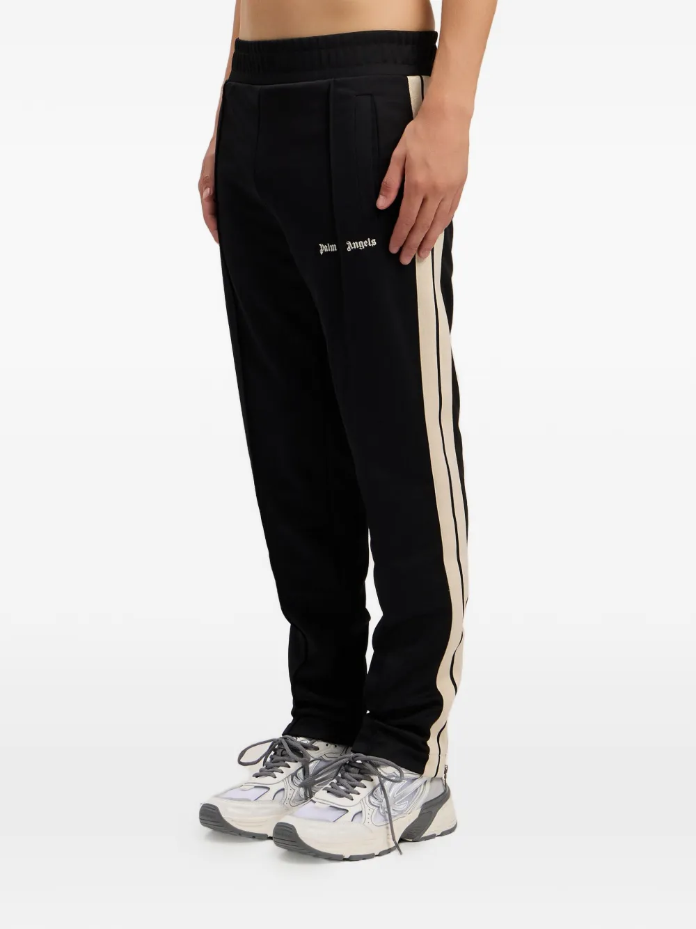 Palm Angels Trainingsbroek met logo Zwart