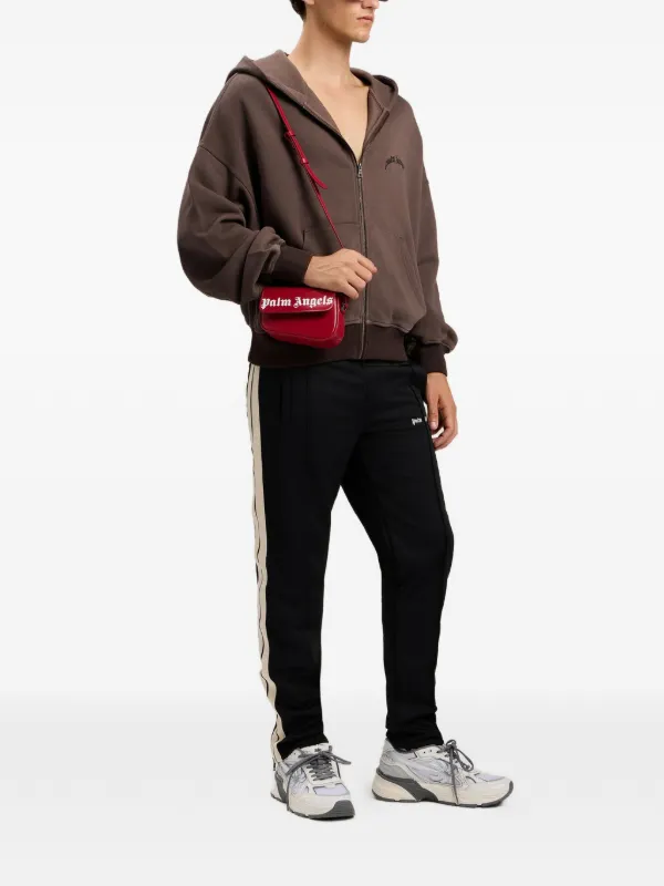 Palm Angels ロゴ トラックパンツ | ブラック | FARFETCH JP