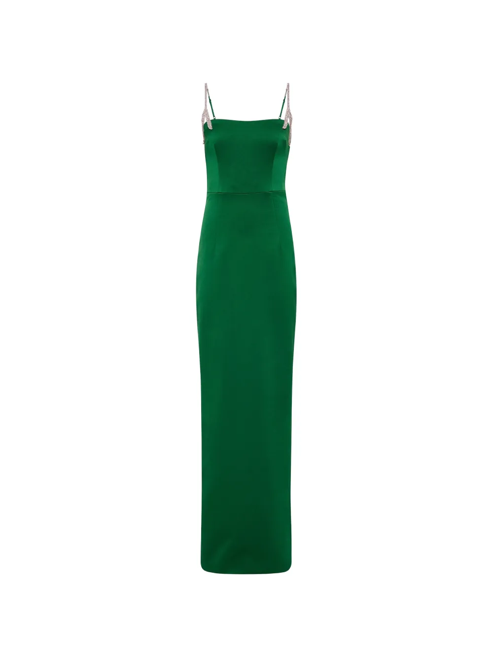 Rachel Gilbert Leora embellished satin dress - Green