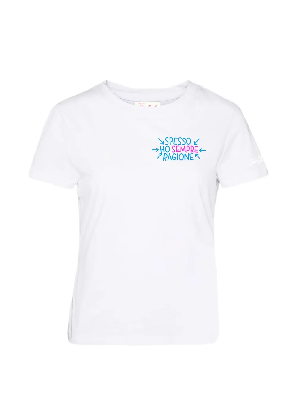 MC2 Saint Barth Emilie T-shirt met print Wit