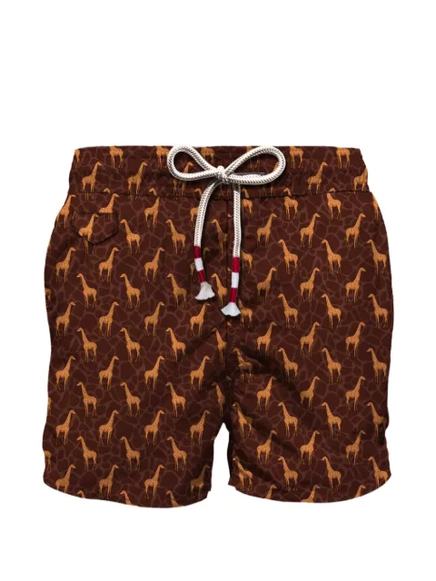 MC2 Saint Barth bañador con estampado de jirafa