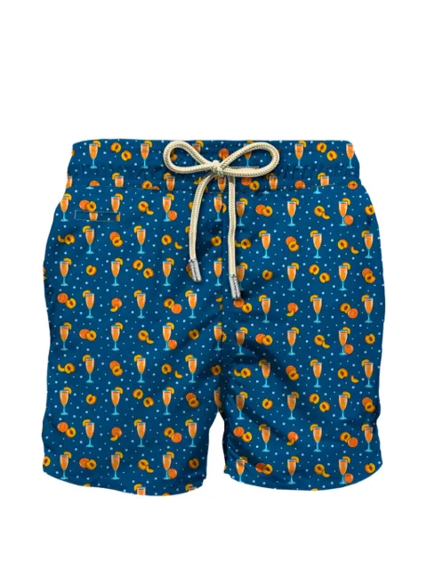 MC2 Saint Barth peach-print swim shorts