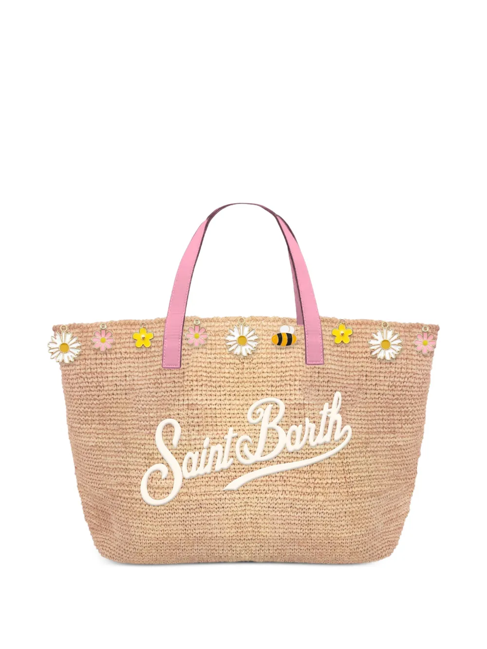 MC2 Saint Barth Shopper met bedel Beige