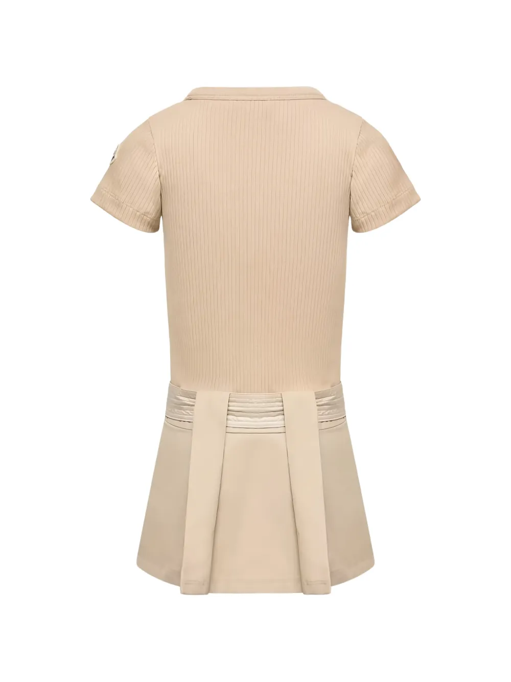  Moncler Enfant Bow-detail Mini Dress - Neutrals 