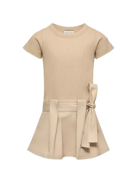 Moncler Enfant bow-detail mini dress