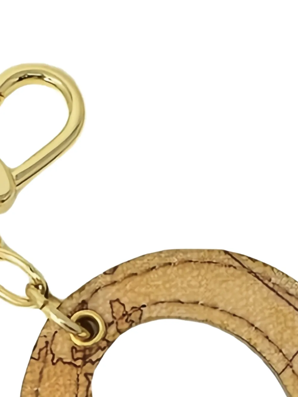 ALVIERO MARTINI 1° CLASSE Sleutelhanger met O-detail Beige
