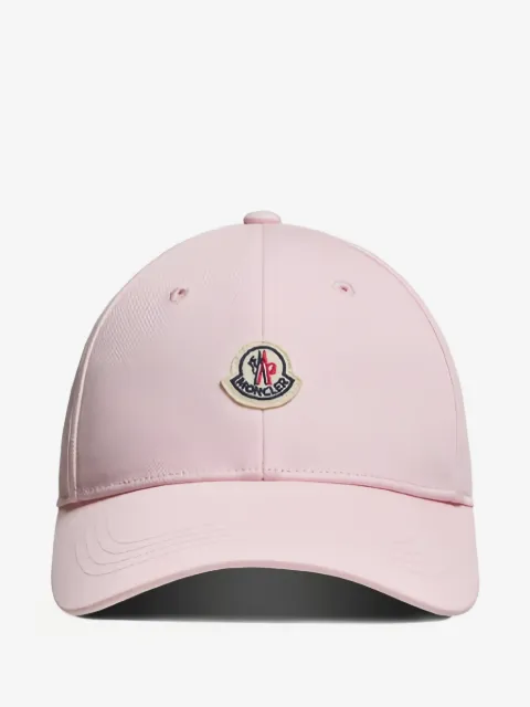Moncler Enfant gorra de tejido gabardina