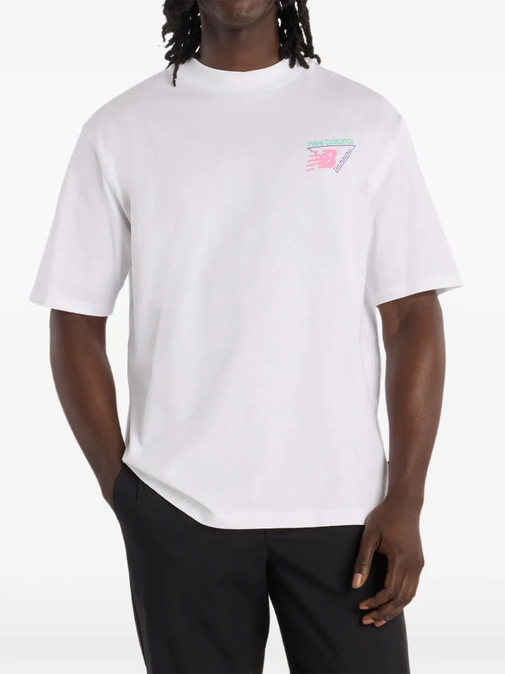 New Balance Tri-logo Heat Map T-shirt - Bianco