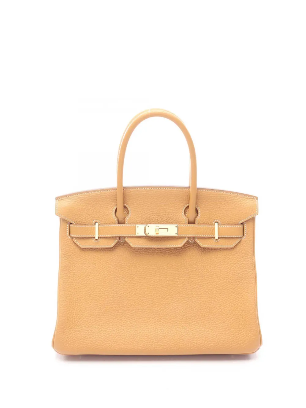 Hermès Pre-Owned 1962 Clemence Birkin 30 handbag - Marrone