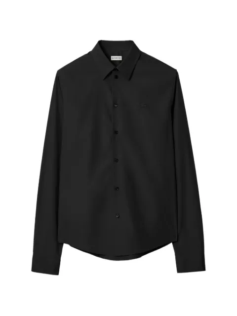 Burberry Camisa de popline em algodão