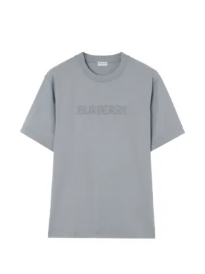 Burberry Logo Cotton t-shirt | Neutrals | FARFETCH
