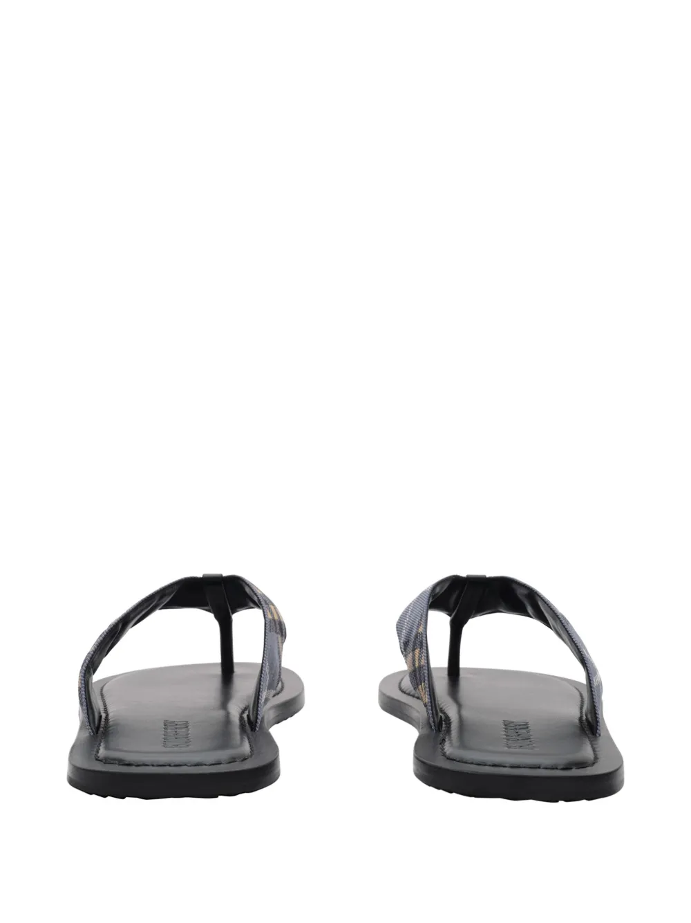 Burberry Check Pavilion sandalen Blauw