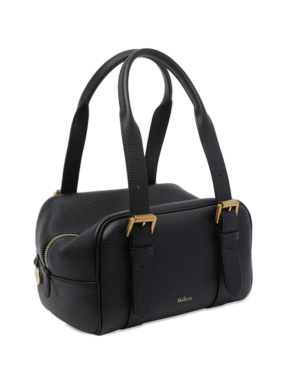  Mulberry Small Boston Leather Tote Bag - Black 