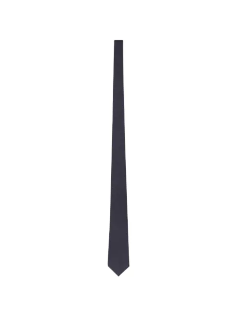 Saint Laurent plain blue tie