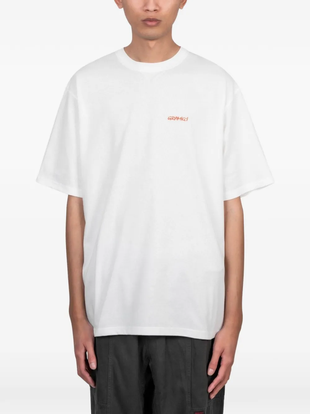 Gramicci ice-sculpture graphic T-shirt - Bianco