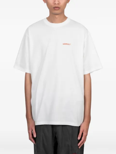 Gramicci ice-sculpture graphic T-shirt