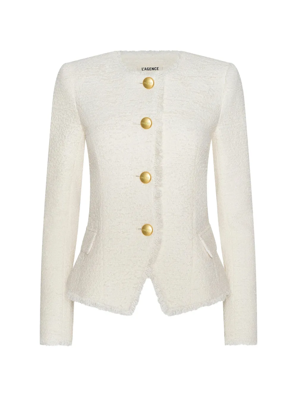 L'Agence Nerina tweed jacket - Toni neutri