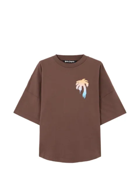 Palm Angels t-shirt oversize à motif de palmier