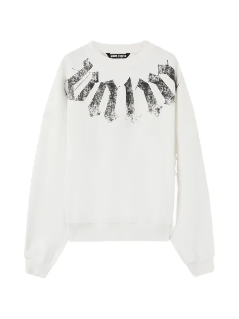 Palm Angels Big Neck Logo loose sweatshirt