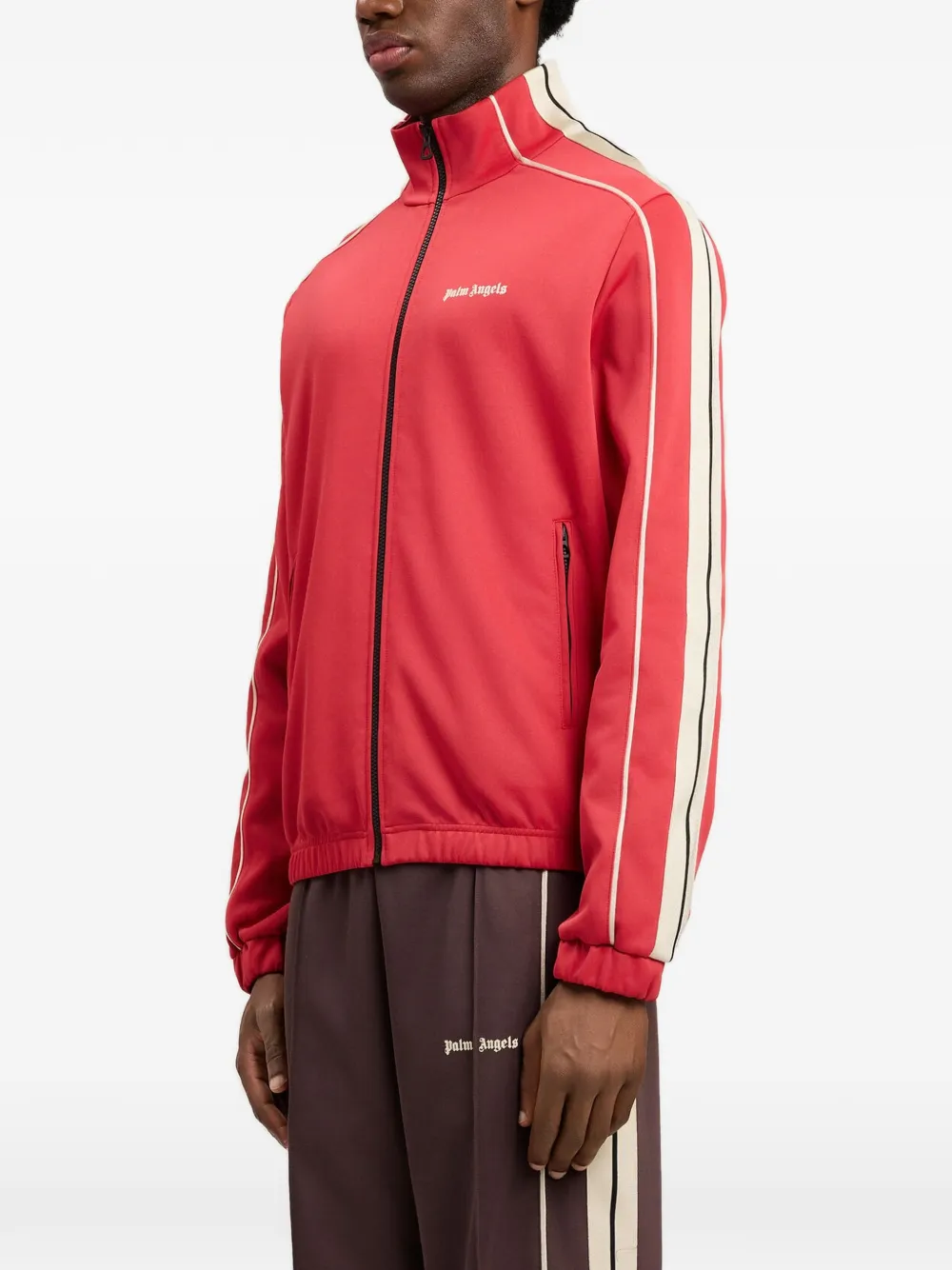 Palm Angels Trainingsjack met logoprint Rood