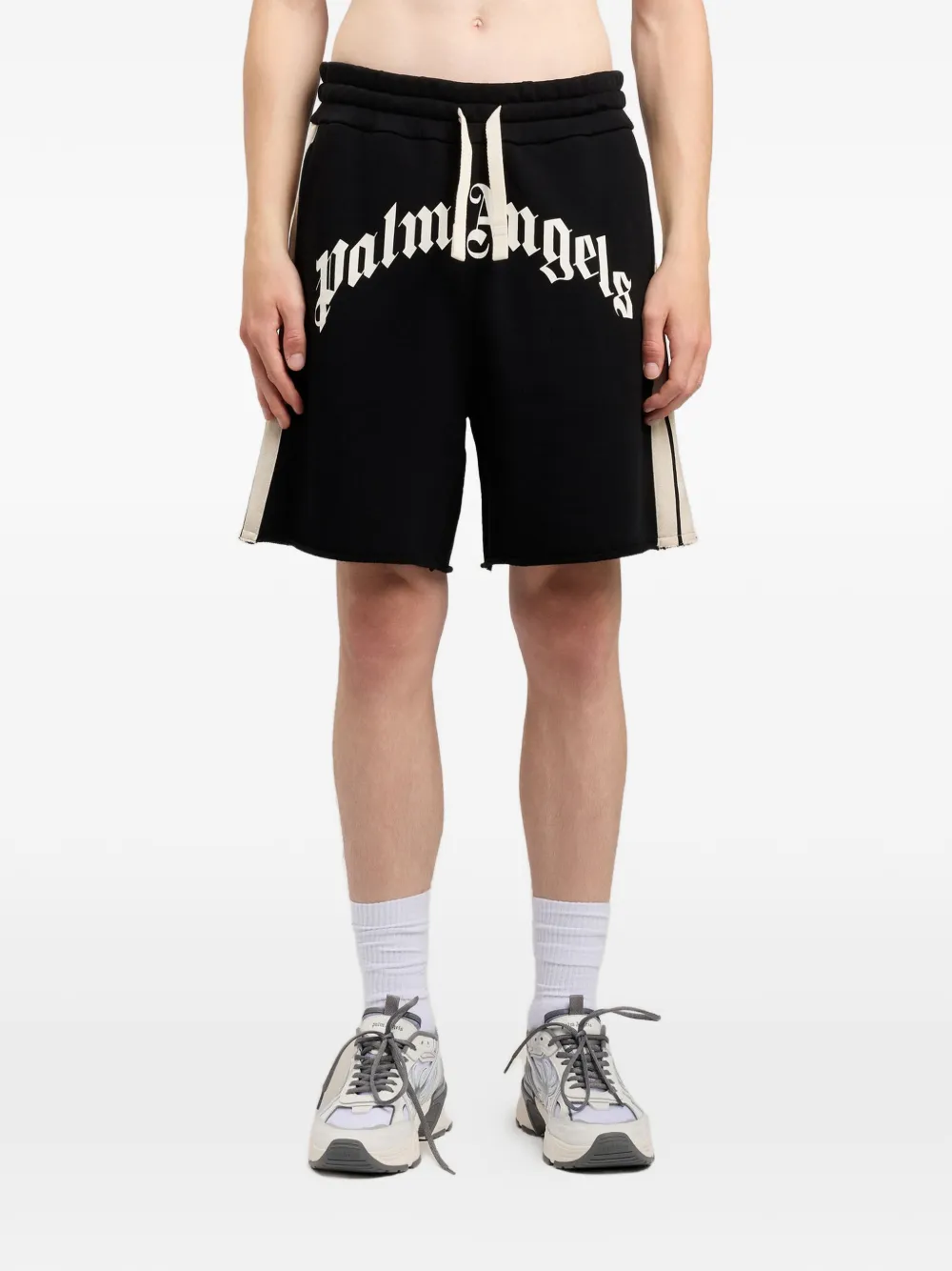 Palm Angels curved logo track shorts - thumbnail 3 of 4