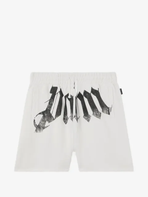 Palm Angels bermudas elásticas con logo en la pretina