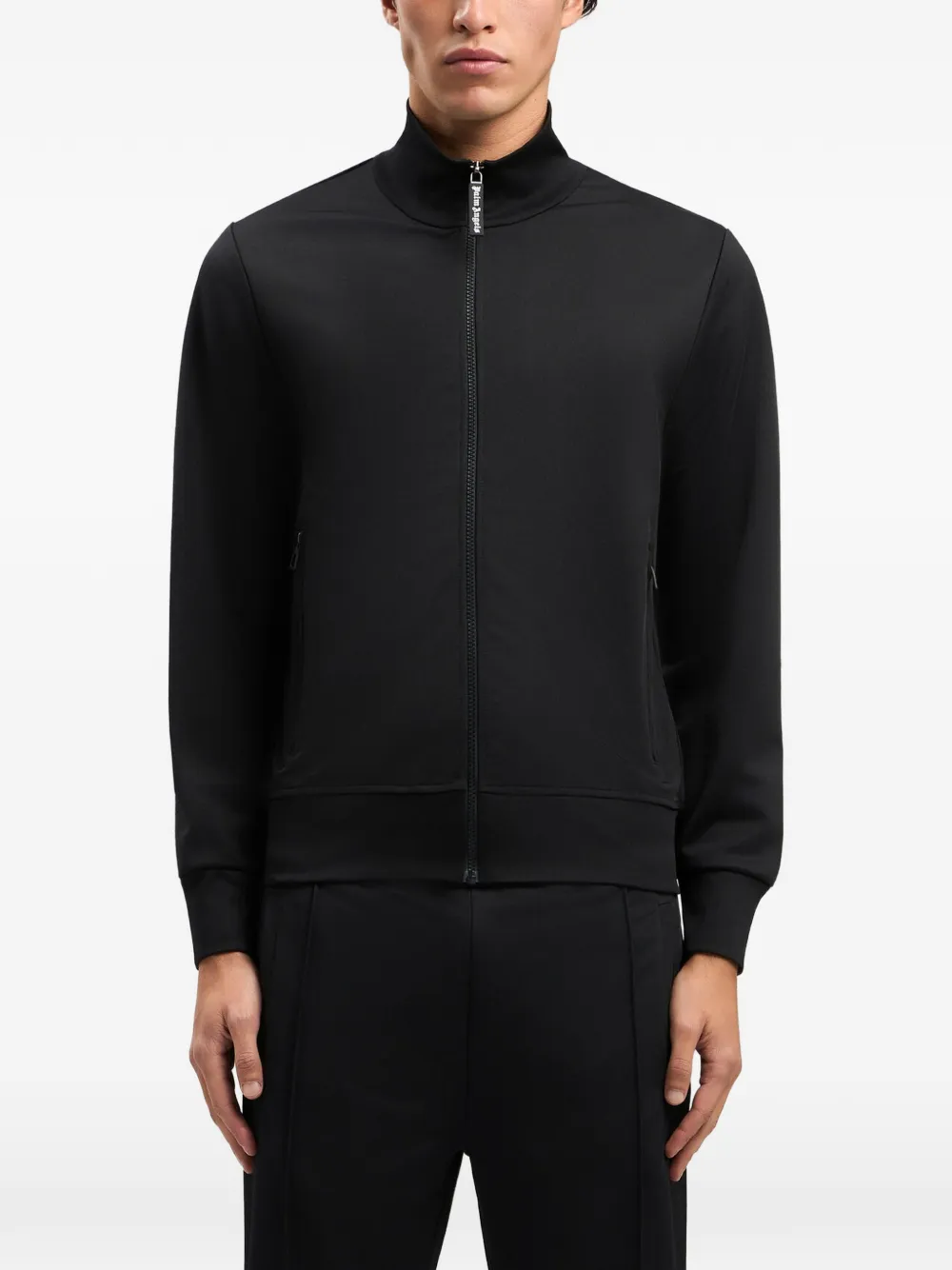 Palm Angels logo-print track jacket - Nero