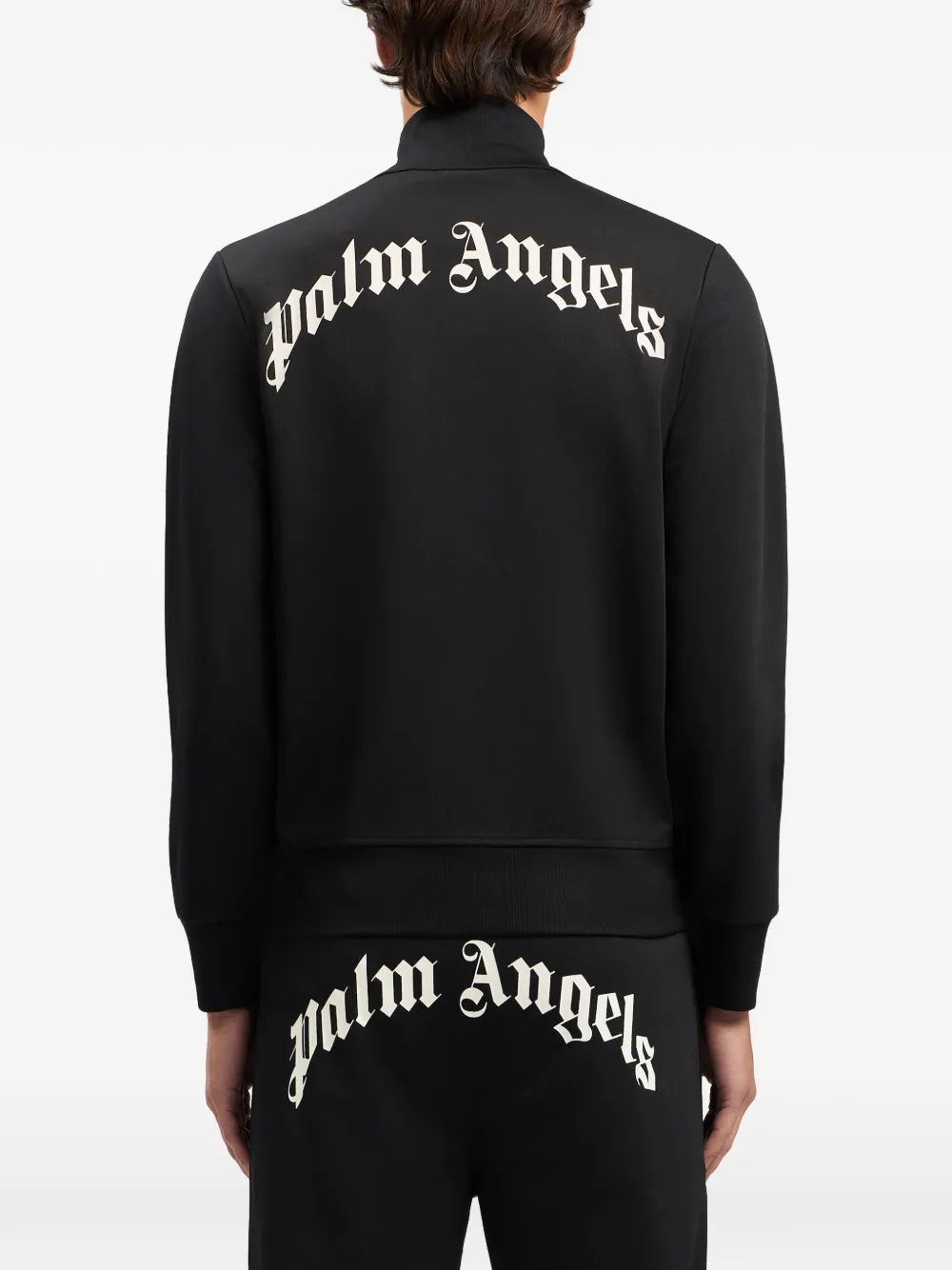 Palm Angels Trainingsjack met logoprint Zwart