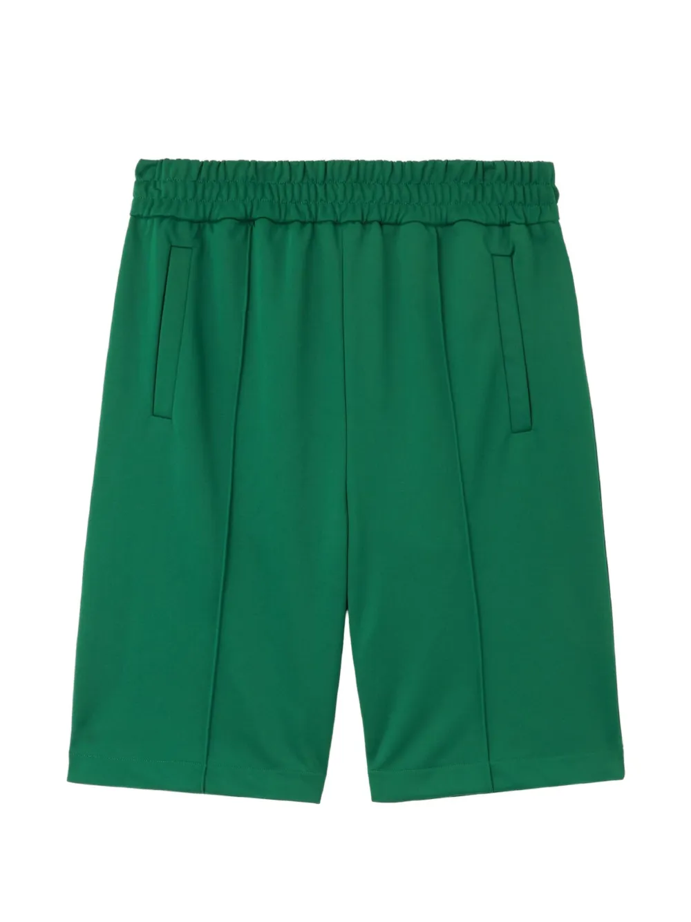 Palm Angels curved logo track shorts - Verde